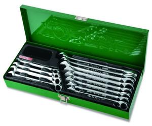 TOPTUL GAAD1205 Kit de clés à fourche et polygonale à cliquet