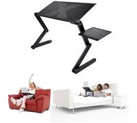 TOPTW Support Table Pr PC Ordinateur Tablette Lit Ajustable Pliable Portable Radiation