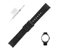 Topuly Bracelet de montre en caoutchouc de 23 mm pour Citizen Eco-Drive Promaste BN0085-01E BJ2110 BJ2115-07E BJ2117-01E - Bracelet en silicone pour homme et femme (noir)