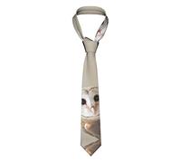TOPUNY Cravate tendance en soie pour homme Motif libellule, Chouette amusante., taille unique