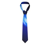 TOPUNY Cravate tendance en soie pour homme Motif vache, Ballon de basket bleu Fire, taille unique