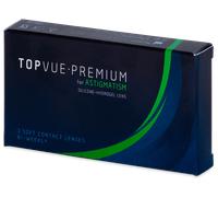 TopVue Premium for Astigmatism (3 lentilles) Puissance: -7.00, BC: 8.60, Diamètre: 14.20, Cylindre: -1.25, Axe: 10° -7.00