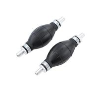 TOPWAY 2 Pièces 10mm/12mm Pompes Transfert de Liquide Manuelle en Caoutchouc Pompe à Siphon Manuelle Pompe à Main pour Liquide Carburant Diesel d'Essence de Gaz