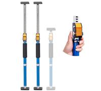 TOPWAY Lot de 2 étais télescopiques pour plaques de plâtre 600-1000 mm - tige réglable acier pour plafond, cadre de porte, charge 60 kg