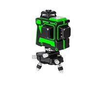 TOPWAY Niveau Laser 3D 12 Lignes, 3x360 Degrés Ligne Croix Verte Outil Laser Autonivelant pour Sol avec Mode Impulsion et Verrouillage Pendulaire pour Intérieur et Extérieur, 1 Pile incluse