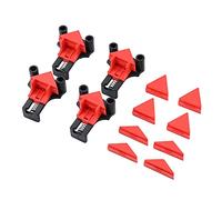 TOPWAY Serre Joint d'angle 4 Pièces 60/90/120 Degrés Pinces à Angle Droit Presses d'angles pour le Travail du Bois, le Perçage et la Fabrication de Cadres Photo, le Soudage