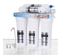 TOPWAY Système de Filtre à Eau Sous Évier à 5 étapes, 0,01 Micron Système d'ultrafiltration de 10"