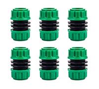 TOPWAYS Lot de 6 connecteurs de réparation de tuyau, connecteur d'extension à fixation rapide pour tuyau de 1,27 cm (vert)