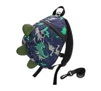 TOPWAYS Sac à dos dinosaure pour enfants garçons et filles - Nouvelle version améliorée - Sac à dos de sécurité anti-perte avec rênes, pour enfants de 1 à 6 ans (bleu)