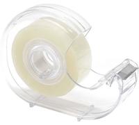 Topwrite, Dérouleur de ruban adhésif 33 m avec rouleau de rechange, stable et maniable, Transparent