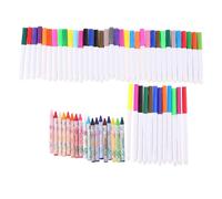 Kit Créatif 65 Pièces avec Feutres / Crayons de Couleurs Assortis Topwrite Multicolore