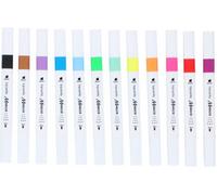 Topwrite Lot de 12 Marqueurs à Double Pointe - Pointes 3,5 mm et 5,8 mm