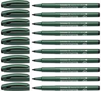 Topwriter 157 Feutre 0,8 Mm Noir Lot De 10