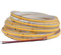 TOPXCDZ Bande LED COB 220 V Flexible Bande Lumineuse Smart IC Aucun pilote nécessaire Très lumineux 296 LED Éclairage linéaire RA90 blanc chaud, blanc naturel, blanc froid (blanc chaud, 5 m)