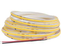 TOPXCDZ Bande LED COB 220 V Flexible Bande Lumineuse Smart IC Aucun pilote nécessaire Très lumineux 296 LED Éclairage linéaire RA90 Blanc chaud, blanc naturel, blanc froid (blanc naturel, 5 m)