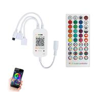 TOPXCDZ Bluetooth LED Strip Light Wireless Infrared Remote Control pour RGB Light Strip Smart Controller App pour iOS et Android