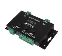 TOPXCDZ DC5V-24V DMX512 Décodeur Contrôleur SP201E SPI Signal Adressable IC RGB LED Pixel 5 canaux PWM Sortie ws2811 2812 1903 Bandes