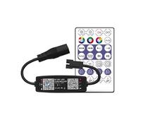 TOPXCDZ WS2812B Contrôleur Bluetooth Musique APP Control pour bande LED Pixel SK6812 WS2811 WS2812 Ruban Lumières USB 5 V Télécommande (28 clés DC)