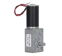 Topyond 24V 10RPM DC réducteur moteur à faible bruit basse chaleur CW arbre unique CCW en alliage d'aluminium bobine en laiton motoréducteur pour imprimante machine de (5RPM)