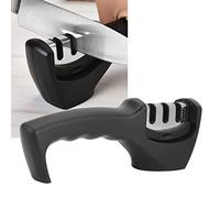 Topyond Aiguiseur De Couteaux Manuel 4 en 1,Aiguiseur Couteaux Ciseaux,Rapide Et Sûr, Gadgets De Cuisine Antidérapants pour Couteaux Et Ciseaux