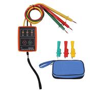 Topyond Compteur de séquence triphasé 60 V 600 V, testeur de rotation de phase AC haute efficacité avec indicateur LED, détecteur de rotation triphasé