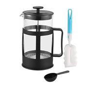 Topyond French Press cafetière, 1000 ml 8 tasse, verre borosilicate, filtres à 3 couches, pour le voyage de camping à domicile