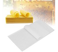 Topyond Lot De 2 Moules en Silicone pour Feuille De Base De Cire d'abeille,Presse Manuelle à Gaufrer pour L'apiculture,pour Grandes Ou Plusieurs Tailles,pour Créer des Feuilles De Cire d'abeille