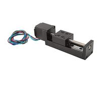 Topyond Mini actionneur de glissière de guidage de rail linéaire, mini actionneur de scène de rail linéaire efficace, étape de mouvement pas à pas 50 mm, pièces de routeur CNC DIY