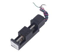 Topyond Mini actionneur de glissière de guidage de rail linéaire, mini actionneur d'étape de rail linéaire, 28 moteurs pas à pas, course de 50 mm, pièces de routeur CNC DIY, étape