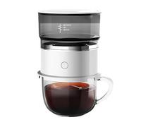 Topyond Mini Cafetière Électrique Portable de Camping et Voiture - Brassage Automatique pour Les Voyages et Les Aventures en Plein Air