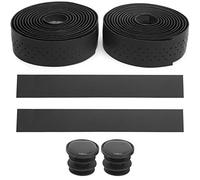 Topyond Ruban de guidon de vélo, 1 paire de ruban de guidon pour vélos de route avec texture antidérapante, ruban de guidon pour vélo, accessoire de cyclisme (noir) (Noire)