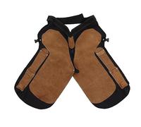 Topyond Tablier De Maréchal-ferrant Professionnel En Cuir Avec 4 Poches Pour Ferrures De Chevaux, Parage des Sabots De Cheval Et Kit D'outils De Maréchal-ferrant Pour le Soin Et L'entretien des Chevau