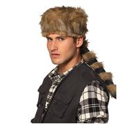 Toque Chapeau Davy Crocket Adulte - Célébrité - Beige - Extérieur