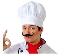 toque cuisinier tissu adulte - guirca 13011 Blanc G