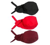 Toque De Chef 3 Pièces, Bandeau Unisexe, Toque Unie, Toque Réglable, Toque De Travail Pour Cuisine Et Restaurant