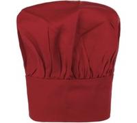 Toque de Cuisinier Bistro rouge One Size
