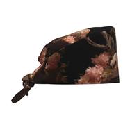 Toque De Cuisinier Chat Léopard dans Un Arbre Mort Chapeaux De Travail Confortable Toque De Chef Respirants Bandana pour Restaurants Cuisinier Sport