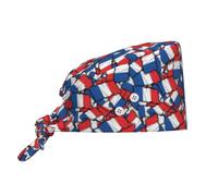 Toque De Cuisinier J'aime Le Canada avec des Boutons Toque De Chef Confortable Chapeaux De Travail Doux Calot De Cuisine pour Sport Travail Restaurants