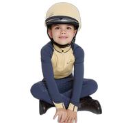 Toque pour casque équitation à double pompon enfant LeMieux Jaune TU