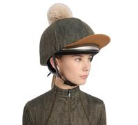 Toque pour casque équitation femme LeMieux Carmine Vert TU