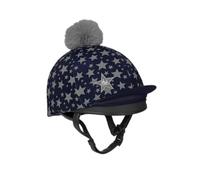 Toque pour casque équitation LeMieux Reflective Bleu TU