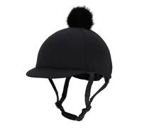 Toque pour casque équitation QHP Glitter Noir TU