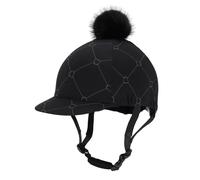 Toque pour casque équitation QHP Liora Noir TU