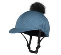 Toque pour casque équitation QHP Micah Turquoise TU