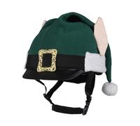 Toque pour casque équitation renne fille QHP Noël Noir TU