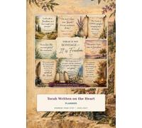 Torah Written on the Heart: Torah Observant Planner 5787: A 2026-2027 Hebrew and Gregorian Calendar with Shabbat, Feast, Scripture Study, Recipe, and Holy Day Planning