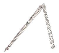 Torah Yad Pointeur manuel en argent Superbe cadeau chauve-souris Mitzwa avec pendentif en perles de 20 cm (17 cm, dans une boîte cadeau)