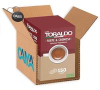 Toraldo Café Espresso Napolitano Mélange fort et crémeux Lot de 150 dosettes 1080 g [CAIYA® BOX]