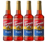 Torani Syrup, Peach, 25.4 Ounce (Pack of 4) by Torani