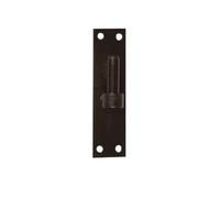 TORBEL Gond de volet sur platine bout droit - Diamètre x Hauteur (mm) : 14x180, Noir